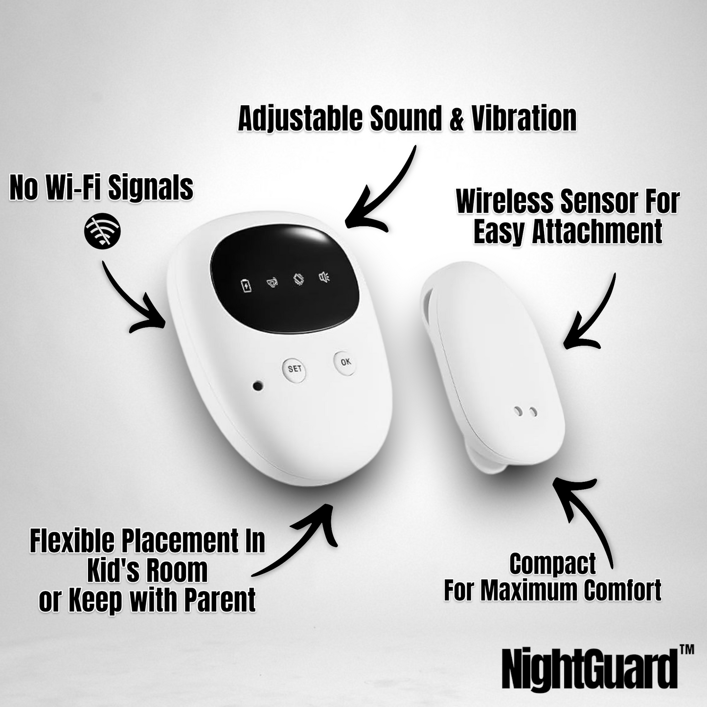 NightGuard™ Wireless Bedwetting Alarm